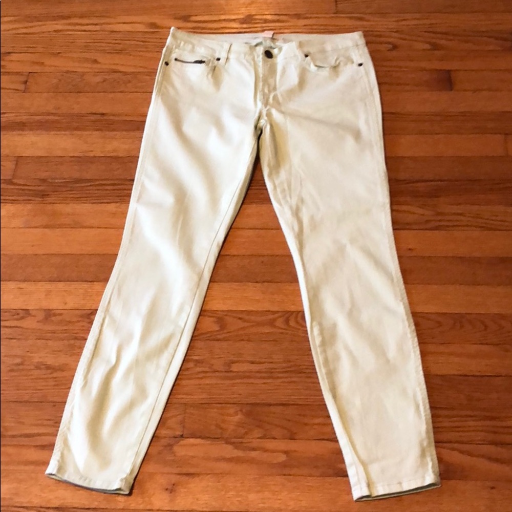 Mint green jeans